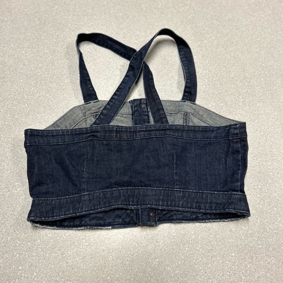 Universal thread women’s denim crop top - Picture 4 of 6